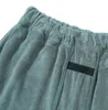 2024 Shorts Fashion Designer Brand Essentiashorts da uomo e femminile da uomo in flanella a doppio filo threel in flanella a colori solidi corse casual caprista estate p3o