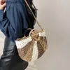 Umhängetaschen Sommer Stroh Tasche Für Frauen Woven andbag Große Kapazität Dame Top andle Tote Tasche Urlaub Beac Tasche Raan soulder Tasche BolsaH24220