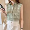 Women's Blouses Fashion Woman Blouse 2024 Office Blusas Vintage Top Simple Elegant Chic Loose Chiffon Shirt Korean Summer Clothes Women