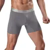 Roupa de yoga moda perna wear esportes masculinos multi-função briefs longo boxer masculino meu pacote roupa interior masculino para pacote cuecas ásperas