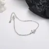 Charm Bracelets 2024 Model Silver Color Aircraft Zircon Chain Bracelet For Women Lobster Clasp Christmas Gift Party Decorations Wear
