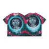 T-shirt teint par cravate Hommes T-shirts Hip Hop Casual Top T-shirt graphique à la mode Chemises de créateurs T-shirt graphique T-shirt confortable à col rond T-shirt femme grande taille ss13