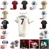 Maillot de baseball Corbin Carroll Eduardo Rodriguez Ketel Marte 53 Walker Lourdes Gurriel Jr Jake McCarthy Alek Thomas Zac Gallen Eugenio Suarez Gabriel Moreno Maillot de baseball