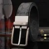 Belts Luxury Mens Belt Designer Belt Knight Print Coachs Design 105-125cm Zinc Alloy Buckle Mens Belt Fashion Versatile Style Double-sided 112
