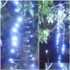 Led Strings Meteor Shower Rain Lights Outdoor Christmas Decoration Firecracker String Light Snow Falling Raindrop Icicle Fairy Drop Dh6Pd