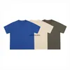 Men's T-Shirts Oversized Summer Solid Color T-shirts High Quality Loose Movement short sleeve Tees Hip hop Mens and Womens cottonH24220