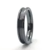 Rings Customized 8mm 6mm 4mm Ceramic Rings Blank for Inlay DIY Personalize Jewelry