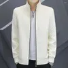봄과 가을 스탠딩 목 지퍼가있는 재킷 탑 캐주얼을위한 남성 재킷 메인 프로모션