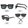 Sunglasses Funny Mosaic Party Disco Cool Glasses Halloween Cosplay Decorative Shades Po Props For Adults Teens