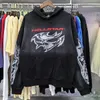 Tasarımcı Erkek Hoodie Hellstar Hoodies Sweatshirts Portre Yüksek Sokak Gelgit Hip Hop Kalınlaştırılmış Athleisure El Boyalı Cepleri Kadın Kazak