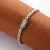 Armband Oevas 100% 925 Sterling Silver Sparkling High Carbon Diamond Wheat Ears Armband för kvinnors engagemang bröllopsfest fina smycken