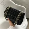 high quality designer bag chain handbag clutch flap shoulder bag crossbody bags check velour luxurys handbags diamond thread purses double letters solid handbags