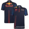 メンズTシャツ2024新しい半袖ポロシャツF1チーム衣料クイック乾燥夏サイクリングシャツメンズワークカーシャツTシャツ22H9