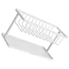 Kitchen Storage Sponge Drainer Holder Dishwashing Cloth Rack Sink Organization Draining Racks Dishcloth Organizer Sponges