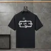 Novos 24 Designers de Verão Camisetas Soltas Oversize Tees Vestuário Moda Tops Mans Casual Peito Letra B Camisa Luxo Rua Shorts Manga Roupas Mens Camisetas