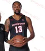 2024 XII houston cougars jersey Cedric Lath LJ Cryer Damian Dunn Jacob McFarland Kordelius Jefferson Joseph Tugler College gestikte houston basketbalshirts