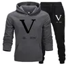 Designer Mens Tracksuits Sweatshirts Byxor Set Basketball Streetwear Sports Suit varumärkesbrev Tjocka huvtröjor och byxor tröjor.