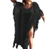 Women's Blouses Solid Color Long Cover Ups For Swimwear Women Swimsuit 2x Beach Up