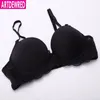 BRAS SEXY PURSH UP SMOOT PATCHWork Dantel Çığır Giyim Kadın Silikon Straplez Sütyen Görünmez Düğün Top Soutien Gorge