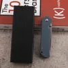 Ny ankomst A0221 Fold Knife AUS10 Satin Drop Point Blade CNC G10 + Rostfritt stålplåthandtag Bollbärande EDC Pocket Knives