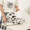 Lagringsflaskor Plush Dog Toy Style Anime Cartoon Tissue Cover Paper Tray Container Bamboo Solid Wood El Box