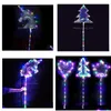 Altri articoli per feste per eventi Led Bobo Palloncino luminoso Luci colorate trasparenti Palline Natale Decorazioni per matrimoni Regali Albero a forma di stella Dhfwd