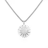 デザイナーのデビッド・ユーマンYurma Yurma Jewelry Necklace Popular Hunflower Full Imitation Diamond Star Pendantステンレス鋼チェーン