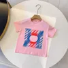 Брендовые детские футболки с квадратным рисунком и принтом, летние топы для мальчиков, размер 90-150 см, дизайнерская детская одежда для девочек, хлопковые детские футболки с короткими рукавами 24 февраля 2020 г.