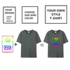 カスタマイズされた100％コットンメンズとレディース半袖TシャツDIY Tシャツチーム広告記念トップ240220