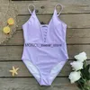 Kvinnors badkläder 2023 Sexig Deep V Neck One Piece Swimsuit Women Patchwork Monokini Suit Push Up Bathing vadderad bodysuit Beach Wearh24220