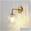 Wall Lamps Modern Led Lamp For Living Room Bedroom Bedside Light Aisle Lighting Decor Indoor Decoration Clock Home-Appliance Drop Del Dh5Nb