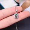 Pendants Natural Black Opal Necklace, Small and exquisite Beautiful Firecolours, 925 Pure Silver Hot Selling