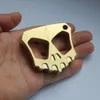 Solid CNC Brass Pure Fist Buckle Tiger Finger Army Fan EDC Equipment Ing Self-Defense Window Breaking Tool 6957