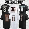 Anpassad Teemu Selanne Trevor Zegras Troy Terry John Gibson Frank Vatrano USA Hockey Club fans märkesvarumärke T-shirt Tees