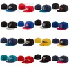 Bola Caps1pcs Chapéus Snapbacks Chapéu Ajustável Futebol Todo o Logotipo da Equipe Plana Esportes Ao Ar Livre Bordado Algodão Fechado Pescador Beanies