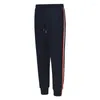 Pantalons pour hommes Pantalons de survêtement de mode Hommes Femmes Coton rayé Pantalon de sport décontracté Pantalon de survêtement de haute qualité Mens Jogger Track