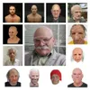 13 Types effrayant pleine tête Latex Halloween horreur drôle Cosplay fête vieil homme casque vrai masque #916 200929207p