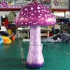 7mH (23ft) avec ventilateur en gros usine au détail éclairage gonflable modèles de champignons ballons de champignons artificiels plantes de simulation pour la décoration extérieure avec de l'air