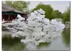 人工桜の結婚式の装飾シルク・サクラ長さ1メートルのブーケ3枝3枝Siglelayer Petals最低価格8596460