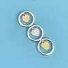 2py2 Band Rings T Family S925 Silver Tiffanynet Rose Gold Love Pendant Ring Light Luxury Simple Fashion Ring Par Gift