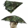 Bérets Mode Chapeaux Cap Sport De Plein Air Pour La Pêche Randonnée Camping Bandeau Élastique Chapeau Soleil Pluie Parapluie En Nylon