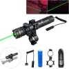 Puntanti tattici a caccia verde da caccia Laser Sight 532nm Puntatore laser Fucile per fucile arma pistola Ambito a pressione mobile a pressione mobile