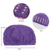 Bérets couleur coton casquette pour femmes hommes chapeaux de prière bonnet islamique tricot Crochet à la main hiver garder au chaud accessoires de tête