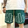 Shorts pour hommes RH Designer Hommes Limited Rhude Shorts Summer Swim Court Genou Longueur Hip Hop High Street Sports Training Pantalons de plage Taille élastique Mesh