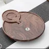 Tea Trays Kitchen Teaware Tray Modern Portable Coffeeware Round Plate Ceramic Office Gadget Bandejas Accessories Tools