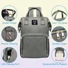 Große Kapazität Windel Tasche Rucksack Wasserdichte Mutterschaft Tasche Baby Windel Taschen Mit USB Schnittstelle Mumie Reisetasche Für Kinderwagen H1111481734