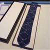 Männer Krawatte Designer Brief handgefertigt Krawatte Luxus Seiden Cravat Fashion Herren Business Choker G Marke 2 Farben Solmio Designer Gravata