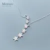 Necklaces MODIAN Twinkle Pentagram YShape Pendant Necklace for Women 925 Sterling Silver Luxury Link Chain Necklace Wedding Fine Jewelry