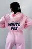 Designer Tracksuit Women White Fox Hoodie Sets Two 2 Piece Set Clothes Clothing Sporty Long Sleeved Pullover Hooded Tracksuits Spring Autumn 0QP8