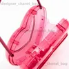 Totes Fashion Transparent Love Hearts Shape Women Handbags Designer Clear Pvc Box Party Bag Red Female Evening Purses T240220